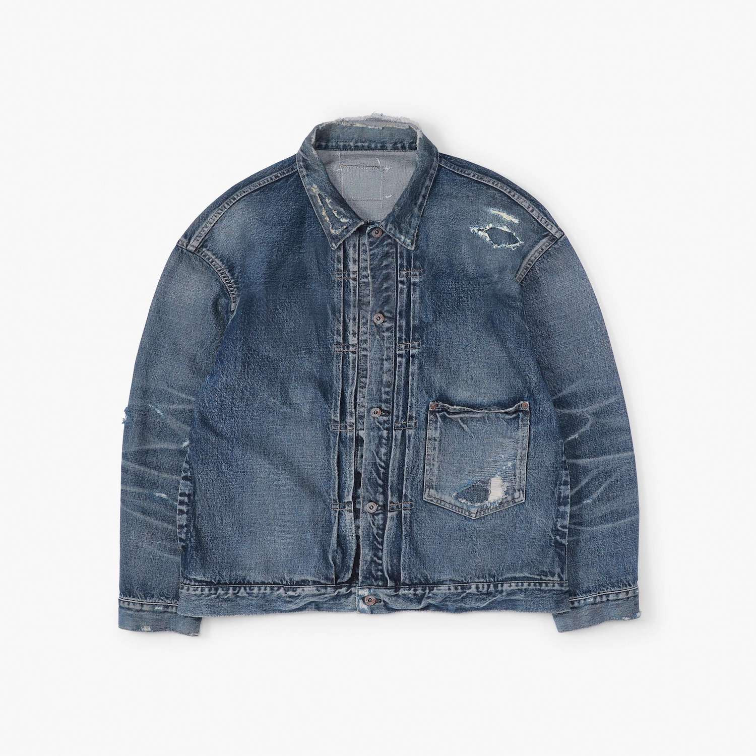 madness デニム　ジャケット MADNESS DISTRESSED DENIM JACKET | MADNESS